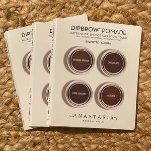 Anastasia Beverly Hills Dipbrow Pomade - Brunette Shades- Comes w/ 3 samples